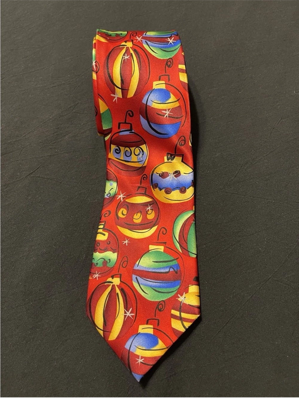 Jerry Garcia Holiday Christmas Tie Abstract Ornaments Collection Fifty Eight 58